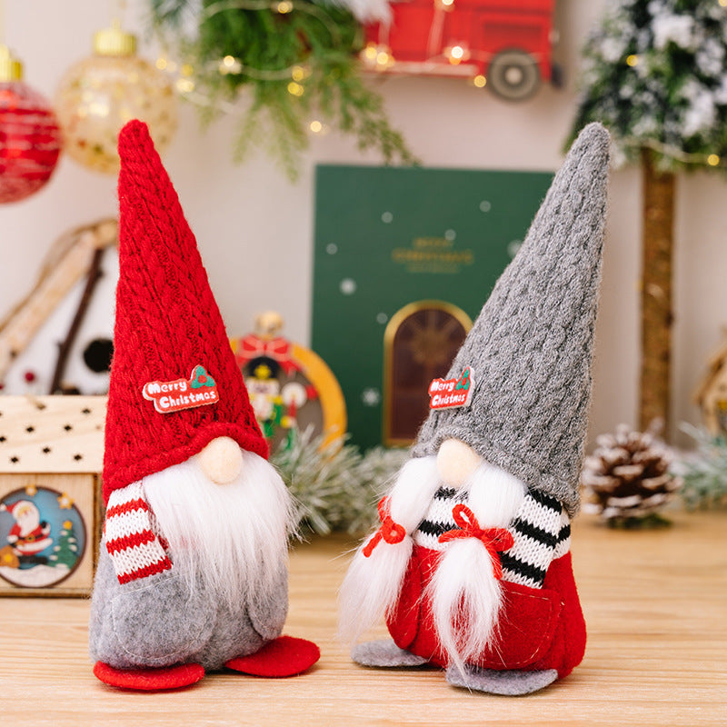 Pocket Pointed Hat Faceless Doll Christmas Decoration Supplies