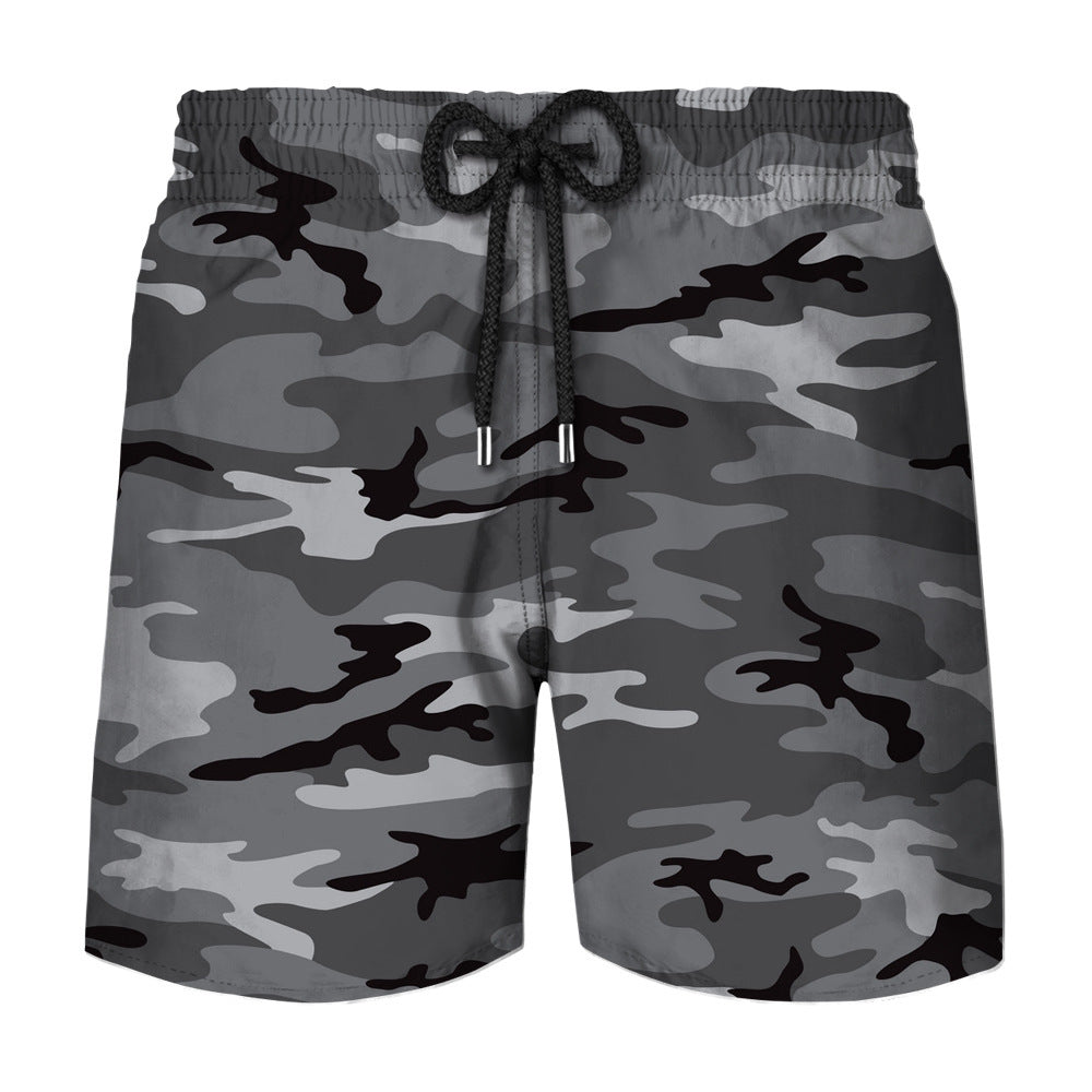 Camouflage Printing Men's Swimming Shorts