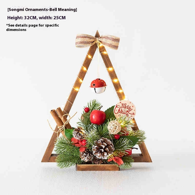 Atmosphere Flower Christmas Decoration Tree Lamp Decoration