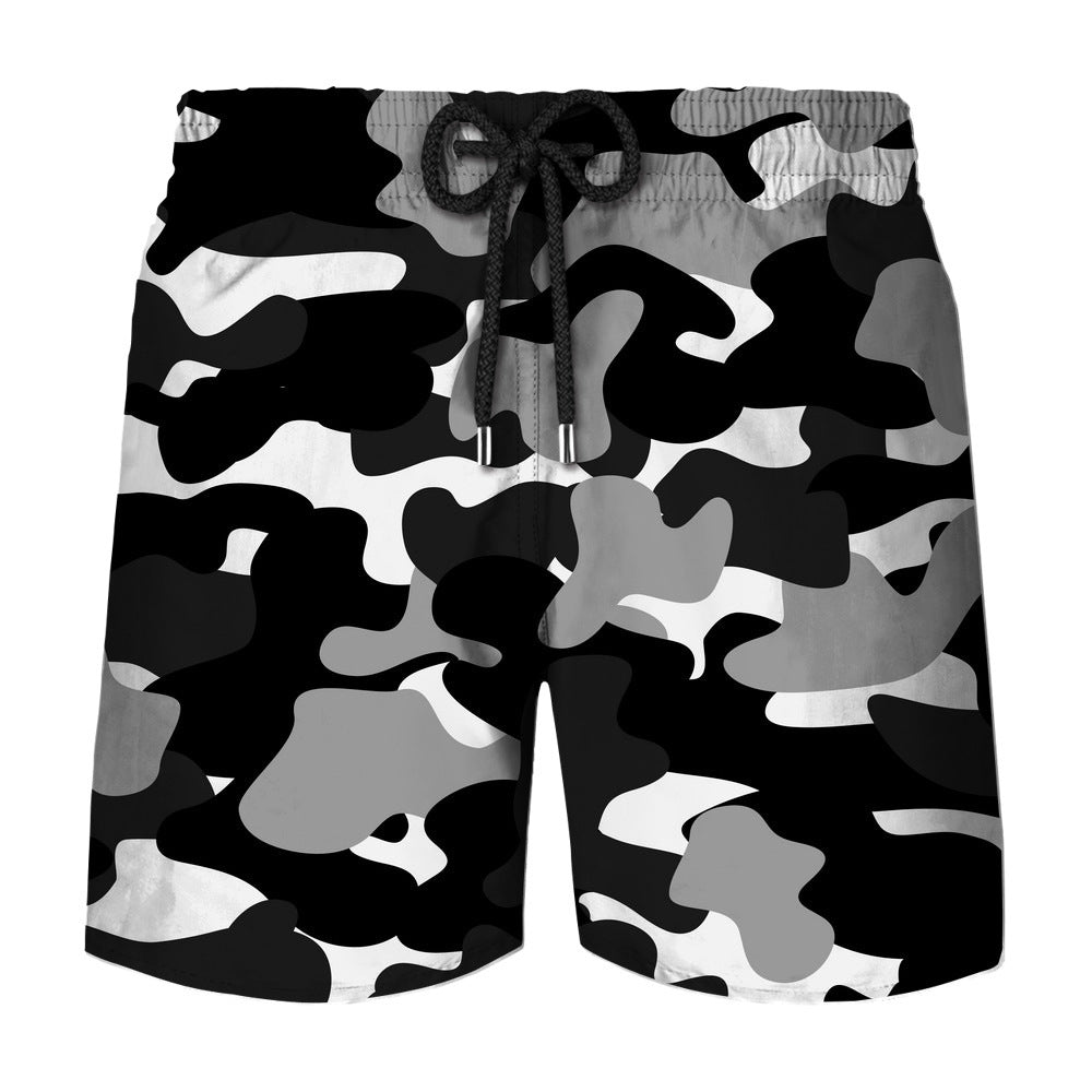 Camouflage Printing Men's Swimming Shorts