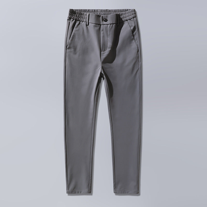 Solid Color Casual Suit Pants Men's Thin