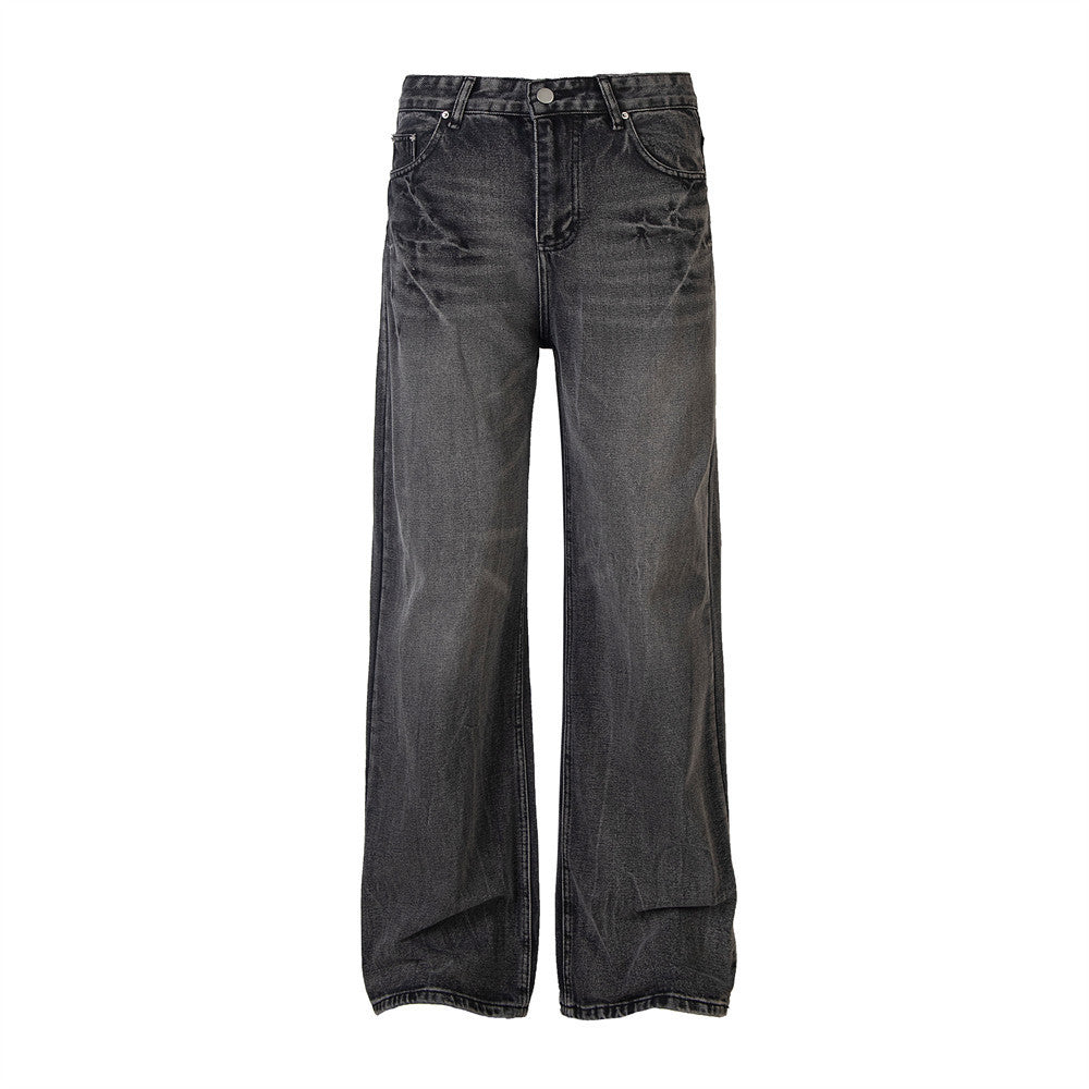 Punk Washed And Worn Jeans Fashion Brand High Street Women