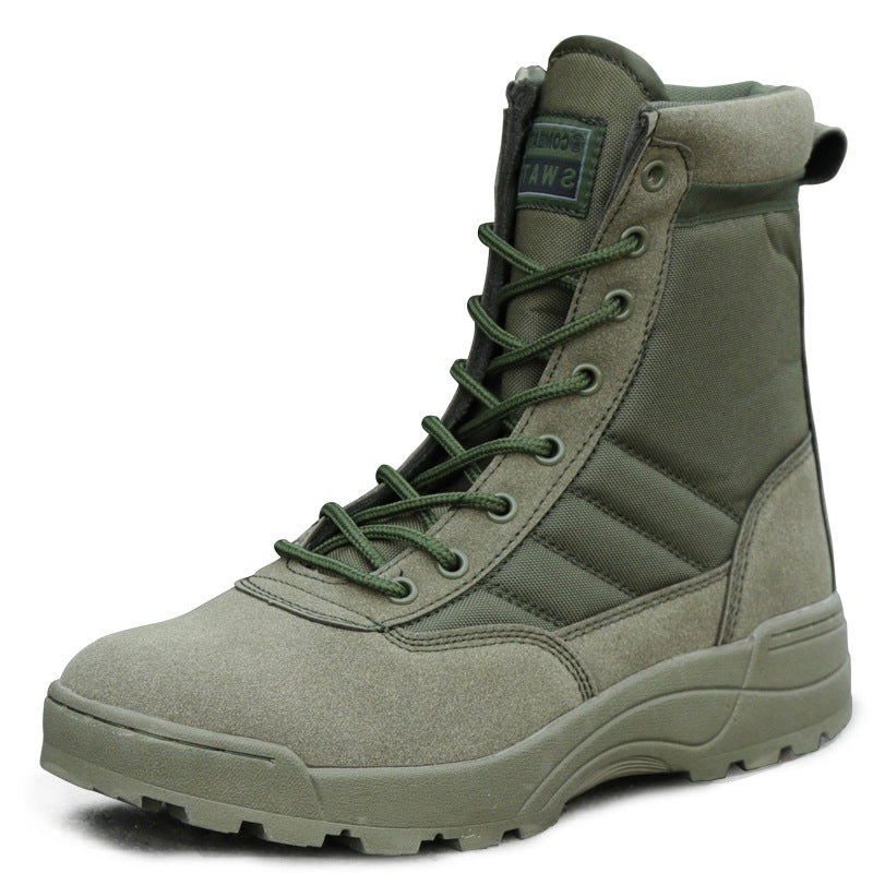 Combat Boots Tactical  Black High-top Outdoor Boots