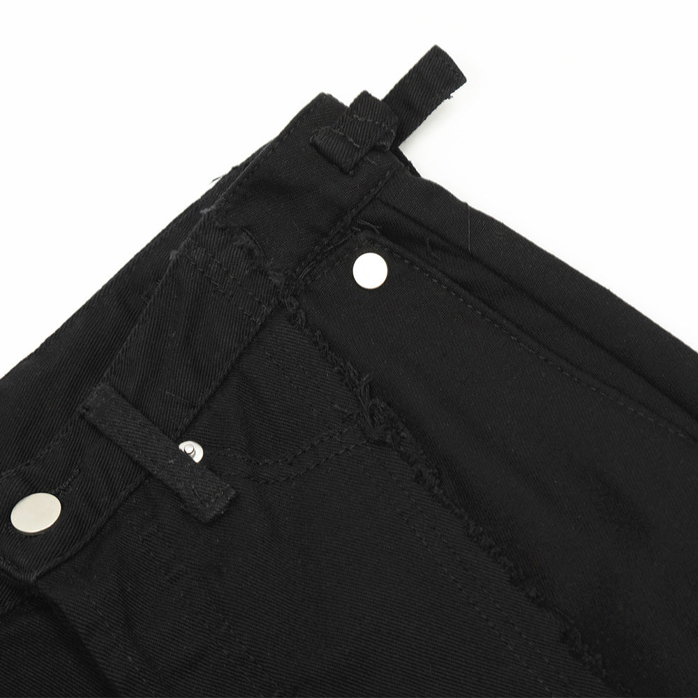 Loose Cargo Straight-leg Trousers Men's High Street