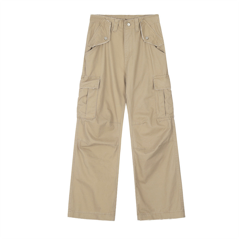 Worn-out Tooling Men Trousers High Street Design Sense